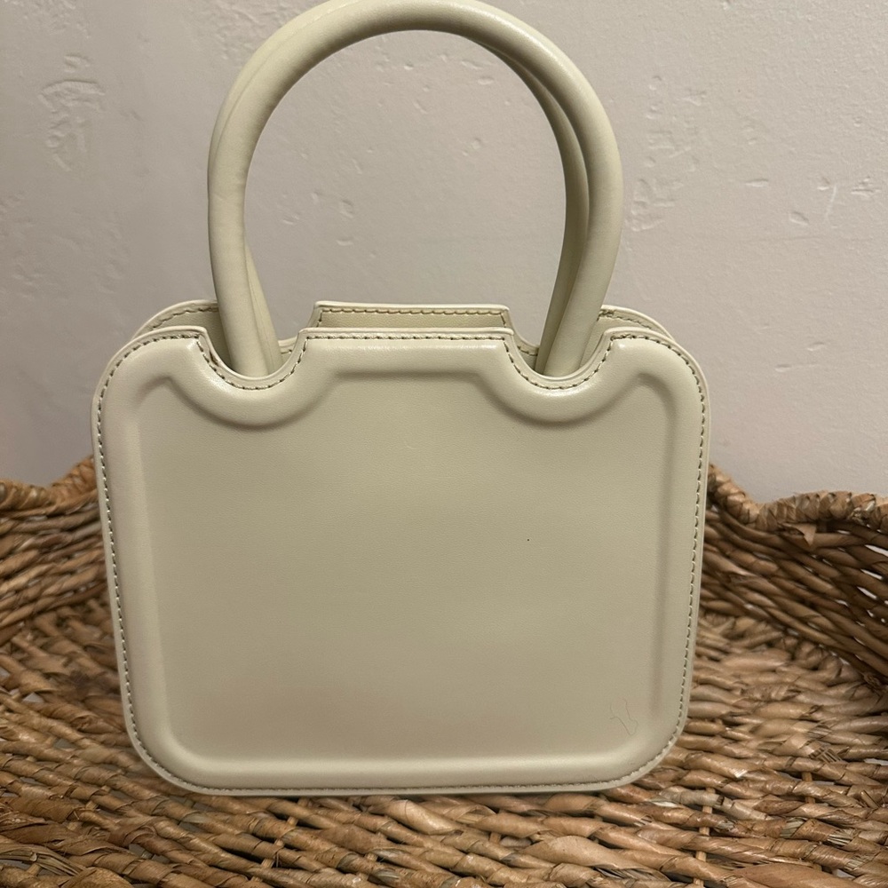 Charles & Keith Elegant Mini Bag in Light Cream - Picture 6 of 7